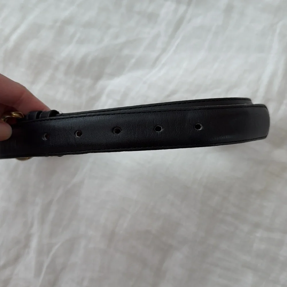 Vintage Coach 8400 Black Leather Belt - Picture 5 of 8